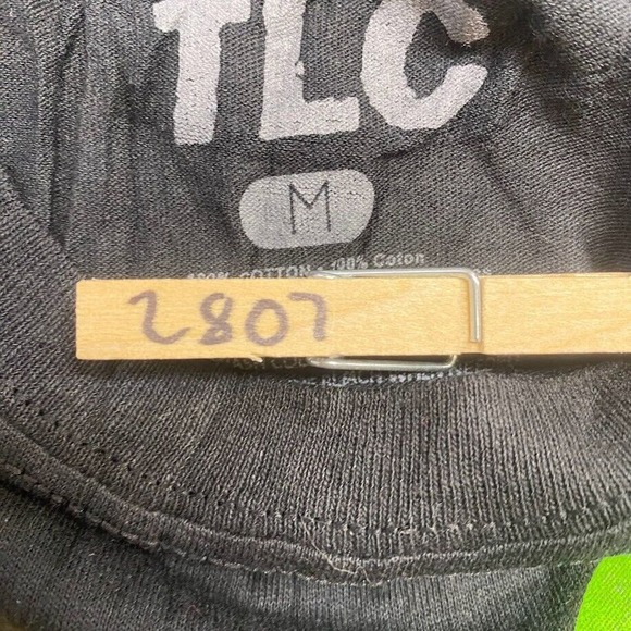 TLC Girl Group Music Graphic Tee Thrifted Vintage Style Size M - Picture 8 of 8